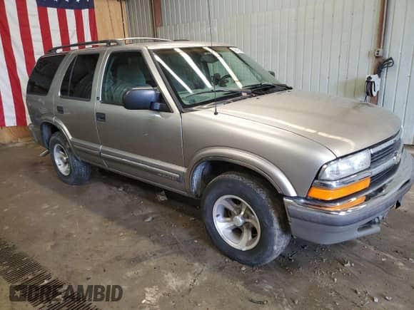 1999 Chevrolet Blazer Trailblazer with VIN 1GNCS13W0X2149074, listed as a Copart auction lot 43612655 with 194,497 mi miles and Salvage title. Bid and sale history available at DreamBid. Image 4.