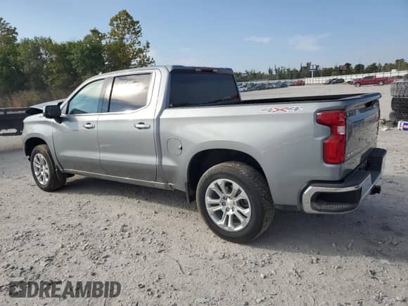 2025 Chevrolet Silverado 1500 LTZ with VIN 2GCUKGED0S1115169, listed as a Copart auction lot 71865045 with 12,571 mi miles and Salvage title. Bid and sale history available at DreamBid. Image 2.