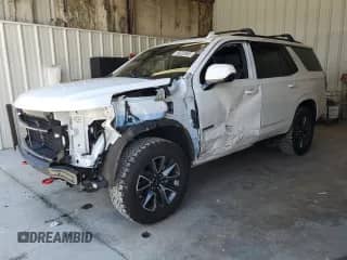 2022 Chevrolet Tahoe Z71 with VIN 1GNSKPKD3NR275318, listed as a Copart auction lot 66333905 with 32,171 mi miles and Salvage title. Bid and sale history available at DreamBid. Image 1.