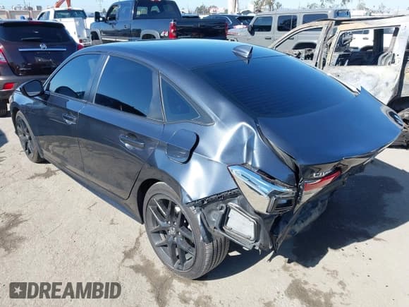 ✅ 2023 Honda Civic Sport • VIN: 2HGFE2F56PH521662 • Lot: 42259085. Listed on IAAI with 32,889 mi. Free auction sales archive from the USA and detailed vehicle history report at DreamBid. Image 3.