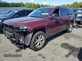 2021 Jeep Grand Cherokee Limited с VIN 1C4RJKBG7M8130780, выставлен на аукционе Copart как лот 70128795 с пробегом 54 317 миль миль и Списание • Salvage title. История ставок и продаж доступна на DreamBid. Изображение 1.