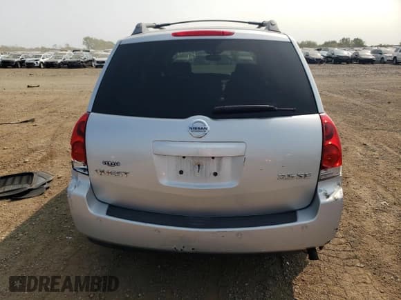 ✅ 2004 Nissan Quest SE • VIN: 5N1BV28U64N332445 • Lot: 70748584. Listed on Copart with 232,050 mi. Free auction sales archive from the USA and detailed vehicle history report at DreamBid. Image 6.