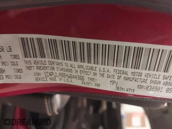 ✅ 2017 Jeep Cherokee Sport • VIN: 1C4PJLAB8HW644366 • Лот: 41416836. Опубликован ранее на IAAI с пробегом 48 351 миль. Бесплатный доступ к архиву аукционных продаж из США и подробный отчёт об истории автомобиля на DreamBid. Изображение 9.