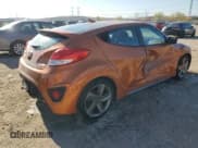 ✅ 2014 Hyundai Veloster Turbo • VIN: KMHTC6AE0EU201409 • Lot: 91724245. Listed on Copart with 96,330 mi. Free auction sales archive from the USA and detailed vehicle history report at DreamBid. Image 3.