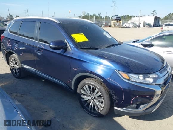 ✅ 2020 Mitsubishi Outlander SE • VIN: JA4AD3A36LZ020105 • Lot: 41835195. Listed on IAAI with 73,402 mi. Free auction sales archive from the USA and detailed vehicle history report at DreamBid. Image 1.