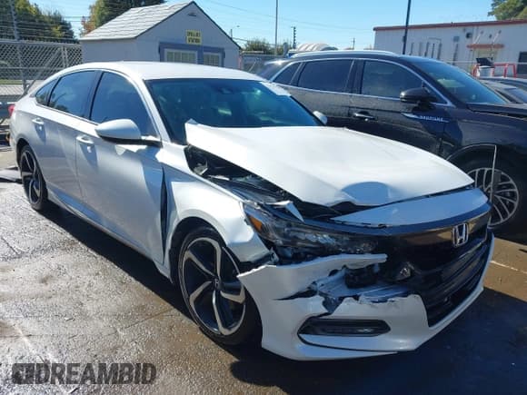 ✅ 2020 Honda Accord Sport • VIN: 1HGCV1F31LA019632 • Lot: 43470692. Listed on IAAI with 118,794 mi. Free auction sales archive from the USA and detailed vehicle history report at DreamBid. Image 1.