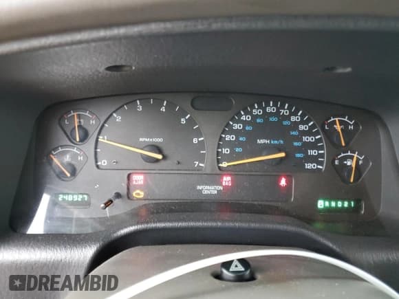 ✅ 2002 Dodge Durango • VIN: 1B4HR58N32F178715 • Лот: 73343444. Опубликован ранее на Copart с пробегом 248 927 миль. Бесплатный доступ к архиву аукционных продаж из США и подробный отчёт об истории автомобиля на DreamBid. Изображение 9.