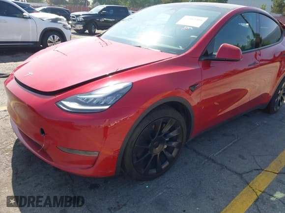 ✅ 2023 Tesla Model Y Long Range • VIN: 7SAYGDEE9PA039403 • Lot: 43403401. Listed on IAAI with 110,172 mi. Free auction sales archive from the USA and detailed vehicle history report at DreamBid. Image 23.
