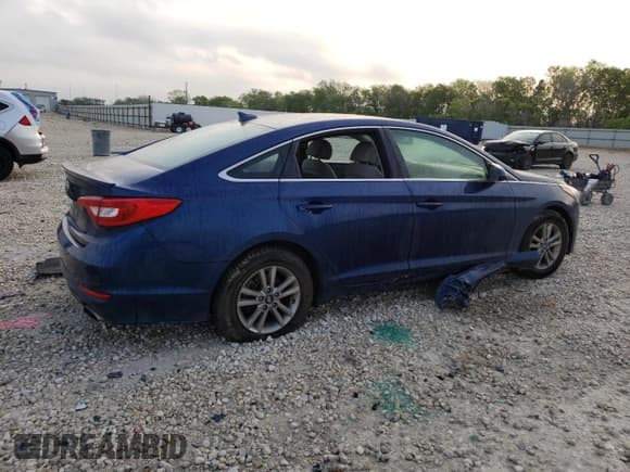 ✅ 2017 Hyundai Sonata SE • VIN: 5NPE24AF5HH595419 • Lot: 46975983. Listed on Copart with 50,369 mi. Free auction sales archive from the USA and detailed vehicle history report at DreamBid. Image 3.