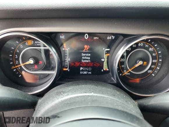 ✅ 2019 Jeep Wrangler Sport S • VIN: 1C4HJXAN2KW609433 • Lot: 57421535. Listed on Copart with 51,287 mi. Free auction sales archive from the USA and detailed vehicle history report at DreamBid. Image 9.