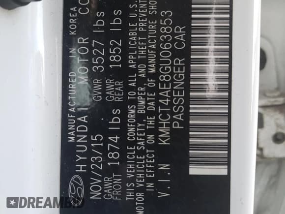 ✅ 2016 Hyundai Accent SE • VIN: KMHCT4AE8GU063853 • Лот: 71643363. Опубликован ранее на Copart с пробегом 119 501 миль. Бесплатный доступ к архиву аукционных продаж из США и подробный отчёт об истории автомобиля на DreamBid. Изображение 15.