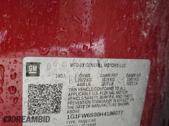 ✅ 2017 Chevrolet Bolt EV LT • VIN: 1G1FW6S00H4186077 • Lot: 69784264. Wystawiony na Copart z przebiegiem 101 904 mil. Bezpłatny archiwum sprzedaży aukcyjnych z USA i szczegółowy raport historii pojazdu na DreamBid. Zdjęcie 13.