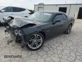 2020 Dodge Challenger R/T with VIN 2C3CDZBT9LH118324, listed as a Copart auction lot 80111435 with 81,008 mi miles and Salvage title. Bid and sale history available at DreamBid. Image 1.
