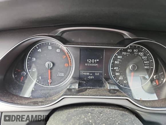 ✅ 2013 Audi allroad A4 Premium • VIN: WA19FAFL9DA220535 • Lot: 84418364. Wystawiony na Copart z przebiegiem 174 896 mil. Bezpłatny archiwum sprzedaży aukcyjnych z USA i szczegółowy raport historii pojazdu na DreamBid. Zdjęcie 8.