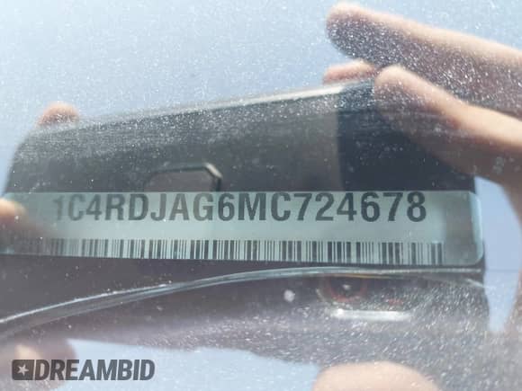 2021 Dodge Durango SXT Plus with VIN 1C4RDJAG6MC724678, listed as a IAAI auction lot 42971482 with 20,198 mi miles and . Bid and sale history available at DreamBid. Image 9.