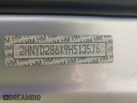 ✅ 2009 Acura MDX Technology • VIN: 2HNYD286X9H513576 • Lot: 42390229. Wystawiony na IAAI z przebiegiem 142 797 mil. Bezpłatny archiwum sprzedaży aukcyjnych z USA i szczegółowy raport historii pojazdu na DreamBid. Zdjęcie 9.