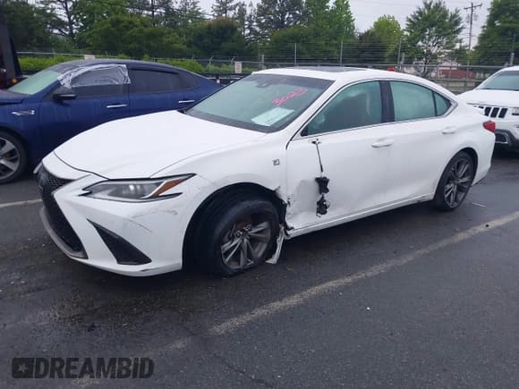 ✅ 2020 Lexus ES 350 F Sport • VIN: 58AGZ1B19LU053023 • Lot: 42196802. Wystawiony na IAAI z przebiegiem 100 306 mil. Bezpłatny archiwum sprzedaży aukcyjnych z USA i szczegółowy raport historii pojazdu na DreamBid. Zdjęcie 2.