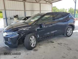 2020 Chevrolet Blazer LT z VIN 3GNKBCRS3LS562357, wystawiony jako Copart lot #61541824 z przebiegiem 76 736 mil mil oraz Szkoda całkowita • Salvage title. Historia ofert i sprzedaży dostępna na DreamBid. Obrazek 1.