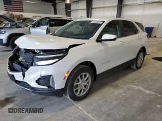 2024 Chevrolet Equinox LT with VIN 3GNAXUEG7RS184539, listed as a Copart auction lot 81978615 with 17,718 mi miles and Salvage title. Bid and sale history available at DreamBid. Image 1.