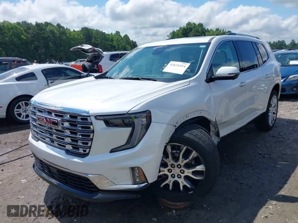 ✅ 2024 GMC Acadia FWD Denali • VIN: 1GKENLKS7RJ245638 • Lot: 42631514. Listed on IAAI with 7,133 mi. Free auction sales archive from the USA and detailed vehicle history report at DreamBid. Image 2.