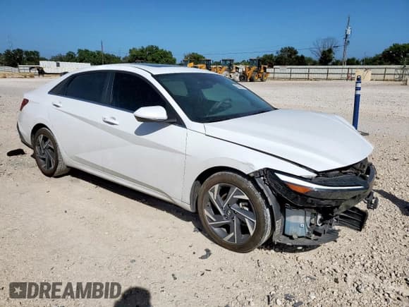 ✅ 2024 Hyundai Elantra SEL • VIN: KMHLS4DG9RU742274 • Lot: 66898565. Listed on Copart with 31,596 mi. Free auction sales archive from the USA and detailed vehicle history report at DreamBid. Image 4.