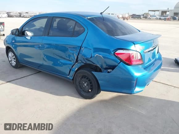✅ 2022 Mitsubishi Mirage ES • VIN: ML32FUFJ9NHF06925 • Lot: 41382093. Listed on IAAI with 49,294 mi. Free auction sales archive from the USA and detailed vehicle history report at DreamBid. Image 3.