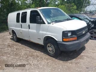 ✅ 2005 Chevrolet Express Cargo • VIN: 1GCHG35V751208477 • Lot: 42609642. Listed on IAAI with Not provided. Free auction sales archive from the USA and detailed vehicle history report at DreamBid. Image 1.