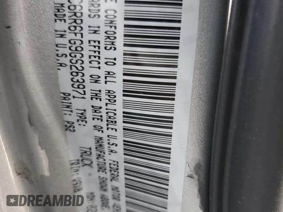 ✅ 2016 Ram 1500 Express • VIN: 1C6RR6FG9GS263971 • Lot: 45503175. Listed on Copart with 120,137 mi. Free auction sales archive from the USA and detailed vehicle history report at DreamBid. Image 14.