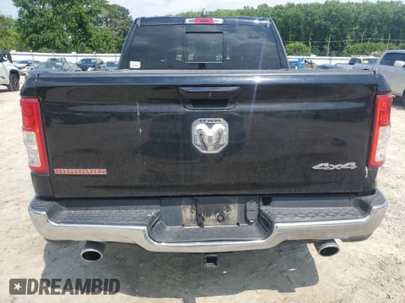 2022 Ram 1500 Lone Star with VIN 1C6SRFFT0NN427277, listed as a Copart auction lot 59408095 with 52,133 mi miles and Salvage title. Bid and sale history available at DreamBid. Image 6.