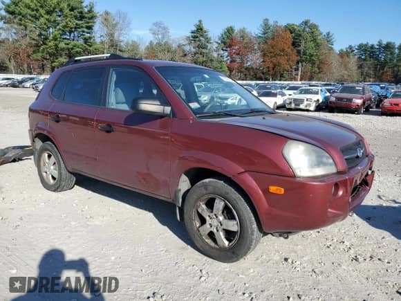 2007 Hyundai Tucson GLS with VIN KM8JM12BX7U563486, listed as a Copart auction lot 79578654 with 150,857 mi miles and Clean title. Bid and sale history available at DreamBid. Image 4.