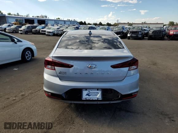 ✅ 2020 Hyundai Elantra SEL • VIN: KMHD84LF0LU928532 • Lot: 86106525. Listed on Copart with 52,453 mi. Free auction sales archive from the USA and detailed vehicle history report at DreamBid. Image 6.
