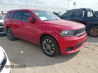 ✅ 2019 Dodge Durango GT Plus • VIN: 1C4RDJDG5KC557366 • Lot: 43261399. Wystawiony na IAAI z przebiegiem 186 392 mil. Bezpłatny archiwum sprzedaży aukcyjnych z USA i szczegółowy raport historii pojazdu na DreamBid. Zdjęcie 1.