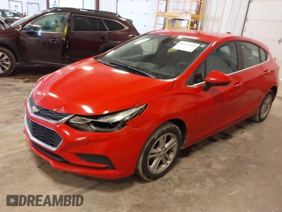 ✅ 2017 Chevrolet Cruze LT • VIN: 3G1BE6SMXHS503884 • Lot: 43527390. Listed on IAAI with 132,268 mi. Free auction sales archive from the USA and detailed vehicle history report at DreamBid. Image 2.