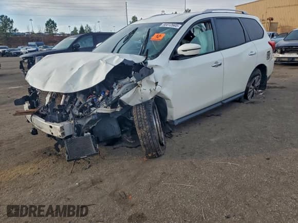 ✅ 2019 Nissan Pathfinder SV • VIN: 5N1DR2MN8KC640298 • Лот: 95512665. Опубликован ранее на Copart с пробегом Не указан. Бесплатный доступ к архиву аукционных продаж из США и подробный отчёт об истории автомобиля на DreamBid. Изображение 1.