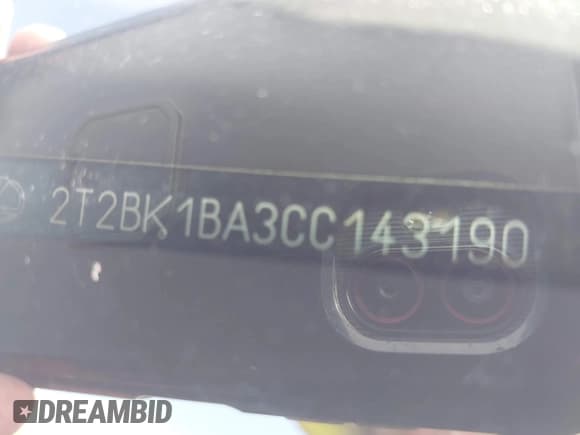 ✅ 2012 Lexus RX 350 • VIN: 2T2BK1BA3CC143190 • Lot: 43337404. Listed on IAAI with 236,937 mi. Free auction sales archive from the USA and detailed vehicle history report at DreamBid. Image 9.