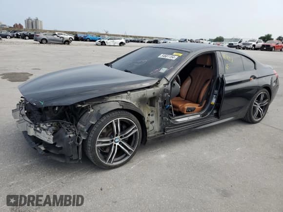 ✅ 2018 BMW 6 Series 640i • VIN: WBA6D0C52JG852944 • Lot: 54681154. Listed on Copart with 111,650 mi. Free auction sales archive from the USA and detailed vehicle history report at DreamBid. Image 1.