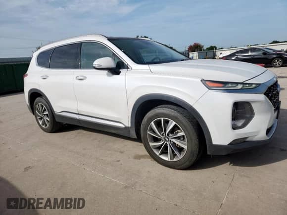 2019 Hyundai Santa Fe Ultimate с VIN 5NMS53ADXKH031482, выставлен на аукционе Copart как лот 63415545 с пробегом 107 869 миль миль и Списание • Salvage title. История ставок и продаж доступна на DreamBid. Изображение 4.