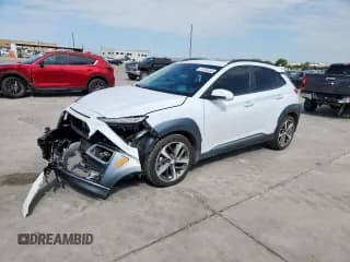✅ 2019 Hyundai Kona Ultimate • VIN: KM8K53A58KU383084 • Лот: 70753535. Опубликован ранее на Copart с пробегом 20 100 миль. Бесплатный доступ к архиву аукционных продаж из США и подробный отчёт об истории автомобиля на DreamBid. Изображение 1.