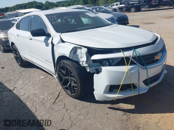 ✅ 2016 Chevrolet Impala LS • VIN: 2G11X5SA7G9159822 • Lot: 42750903. Listed on IAAI with 114,041 mi. Free auction sales archive from the USA and detailed vehicle history report at DreamBid. Image 1.