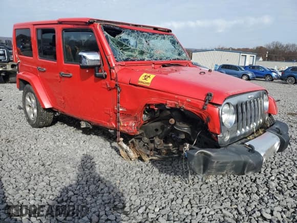 ✅ 2015 Jeep Wrangler Unlimited Sahara • VIN: 1C4HJWEG7FL556659 • Lot: 93078615. Listed on Copart with Not provided. Free auction sales archive from the USA and detailed vehicle history report at DreamBid. Image 4.