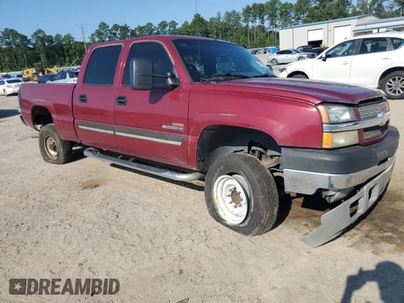 ✅ 2004 Chevrolet Silverado 2500HD LT • VIN: 1GCHC23184F119895 • Lot: 69096485. Listed on Copart with Not provided. Free auction sales archive from the USA and detailed vehicle history report at DreamBid. Image 4.