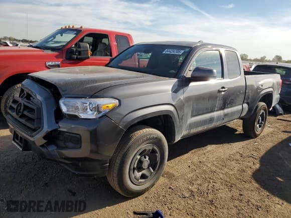 ✅ 2023 Toyota Tacoma SR • VIN: 3TYSX5EN8PT022085 • Lot: 84424705. Listed on Copart with 10,182 mi. Free auction sales archive from the USA and detailed vehicle history report at DreamBid. Image 1.