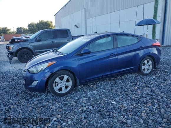 ✅ 2013 Hyundai Elantra Limited • VIN: KMHDH4AE5DU810956 • Lot: 68544055. Listed on Copart with 153,386 mi. Free auction sales archive from the USA and detailed vehicle history report at DreamBid. Image 1.