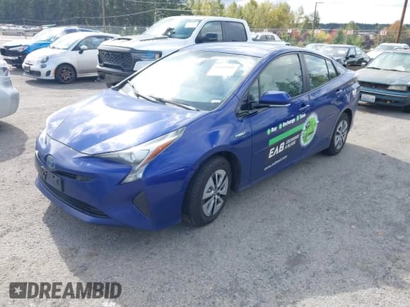 ✅ 2018 Toyota Prius Two • VIN: JTDKBRFU5J3596739 • Lot: 43369261. Listed on IAAI with 230,450 mi. Free auction sales archive from the USA and detailed vehicle history report at DreamBid. Image 17.