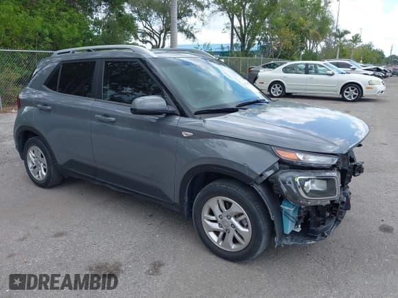 ✅ 2020 Hyundai Venue SEL • VIN: KMHRC8A36LU035740 • Lot: 42147822. Listed on IAAI with 31,237 mi. Free auction sales archive from the USA and detailed vehicle history report at DreamBid. Image 1.
