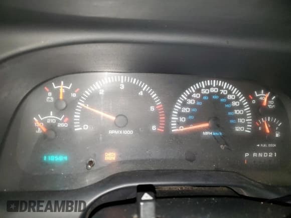 ✅ 1999 Dodge 1500 • VIN: 1B7HF16Y5XS150818 • Lot: 83490054. Listed on Copart with 118,584 mi. Free auction sales archive from the USA and detailed vehicle history report at DreamBid. Image 9.