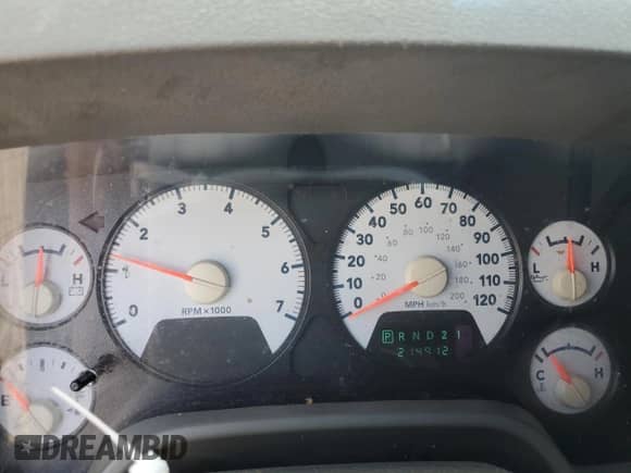 2007 Dodge 1500 SLT с VIN 1D7HA18297J570018, выставлен на аукционе Copart как лот 59115404 с пробегом 214 912 миль миль и Чистый • Clean title. История ставок и продаж доступна на DreamBid. Изображение 9.