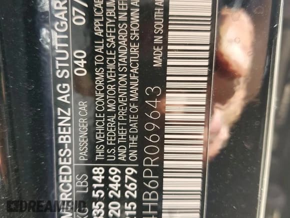 ✅ 2023 Mercedes-Benz C 300 • VIN: W1KAF4HB6PR069643 • Lot: 81419885. Wystawiony na Copart z przebiegiem 23 633 mil. Bezpłatny archiwum sprzedaży aukcyjnych z USA i szczegółowy raport historii pojazdu na DreamBid. Zdjęcie 12.