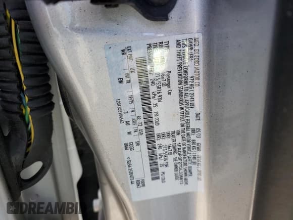 ✅ 2013 Ford Focus SE • VIN: 1FADP3F27DL336813 • Lot: 82235285. Listed on Copart with 85,967 mi. Free auction sales archive from the USA and detailed vehicle history report at DreamBid. Image 12.