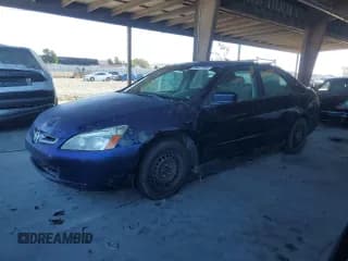 ✅ 2003 Honda Accord LX • VIN: JHMCM56353C081899 • Lot: 89447355. Listed on Copart with 291,054 mi. Free auction sales archive from the USA and detailed vehicle history report at DreamBid. Image 1.